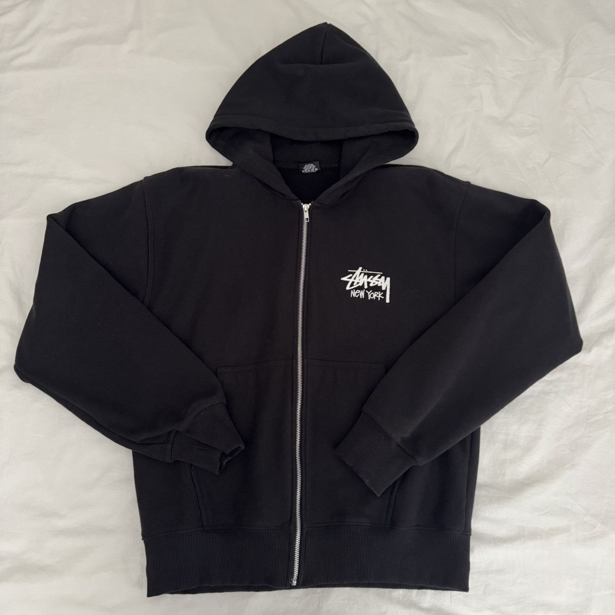 Stussy Stussy New York Zip Up Hoodie Black Size US L / EU 52-54 / 3 - 2 Thumbnail