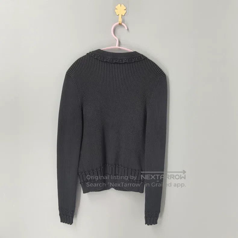 Chanel Chanel Wood-ear knitted cardigan coat Size XS / US 0-2 / IT 36-38 - 2 Thumbnail