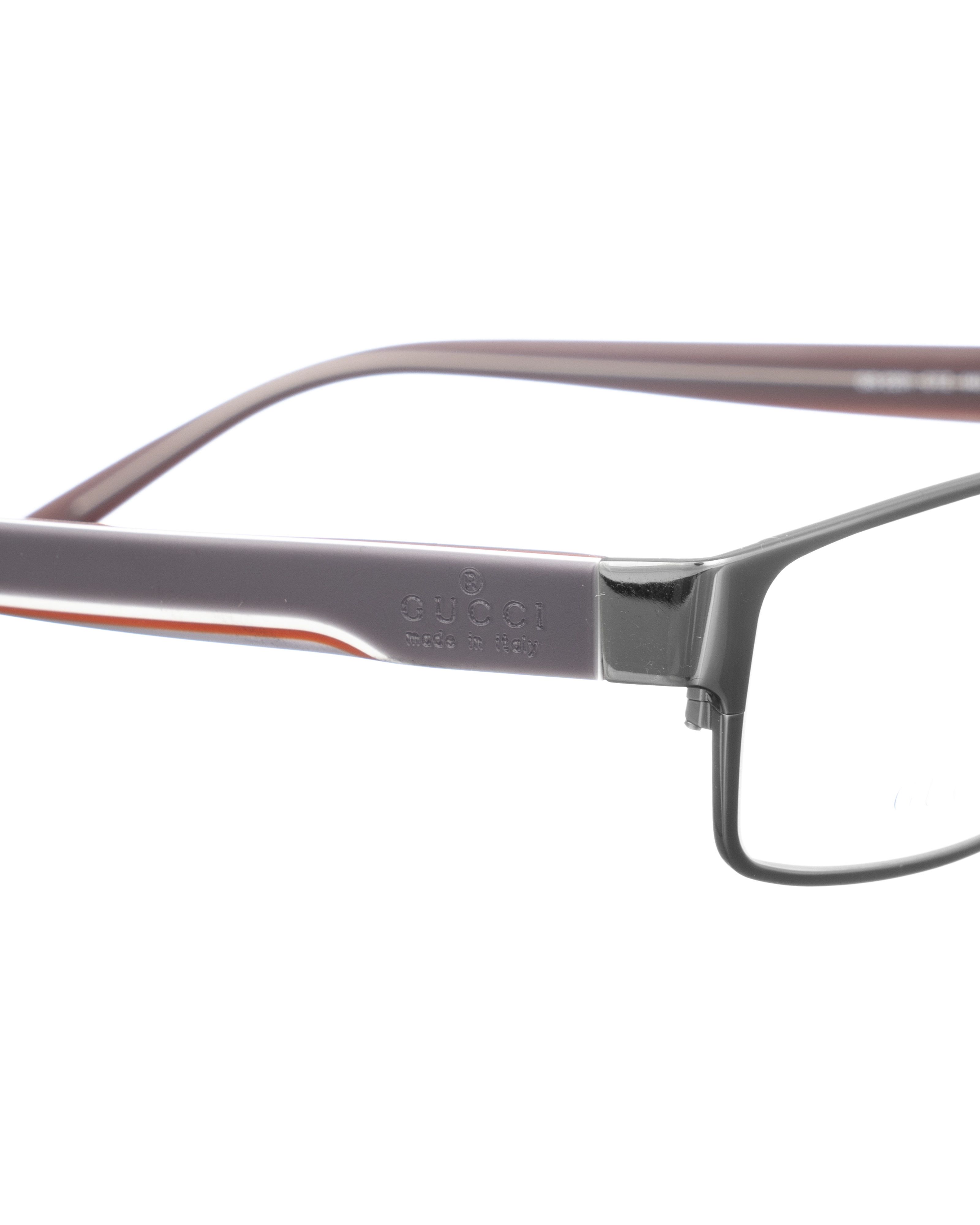 Gucci Gucci 00s Thin Dark Silver Glasses Size ONE SIZE - 2 Thumbnail