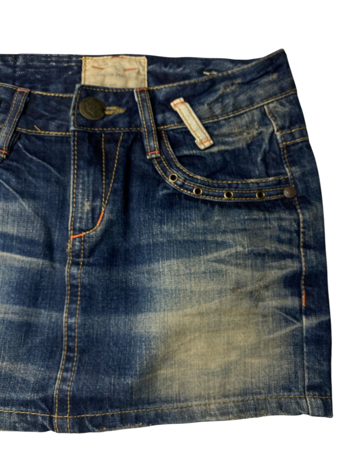 Hysteric Glamour 2000's Lolita Jeans Y2K Mini Skirt Size 27" / US 4 / IT 40 - 6 Thumbnail