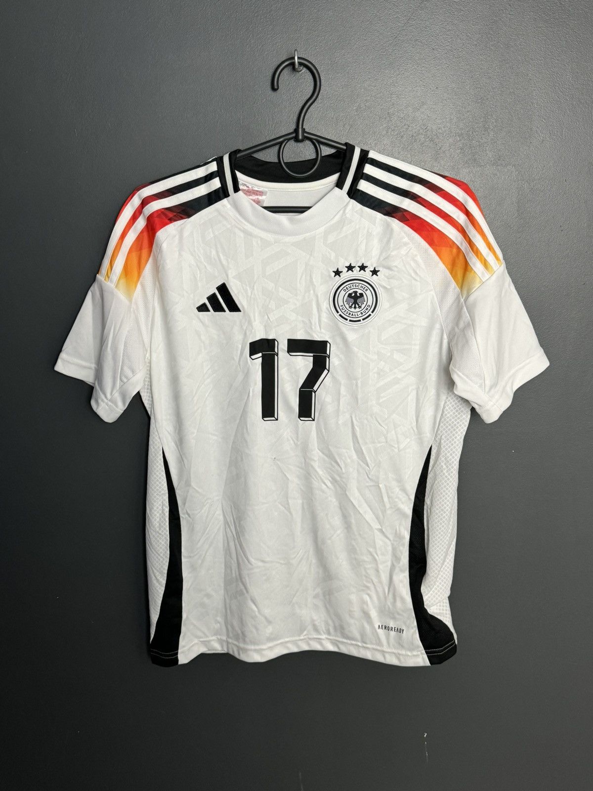 Adidas KIDS Germany 2024 Wirtz Football Jersey Size US XS / EU 42 / 0 - 2 Thumbnail