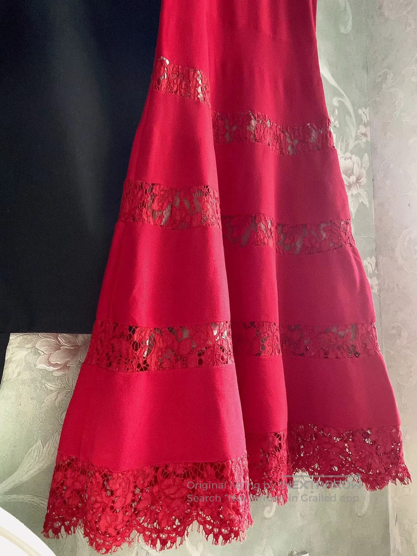 Valentino Valentino Red Elegant Evening Dress. Size US 38 / EU 54 - 3 Thumbnail