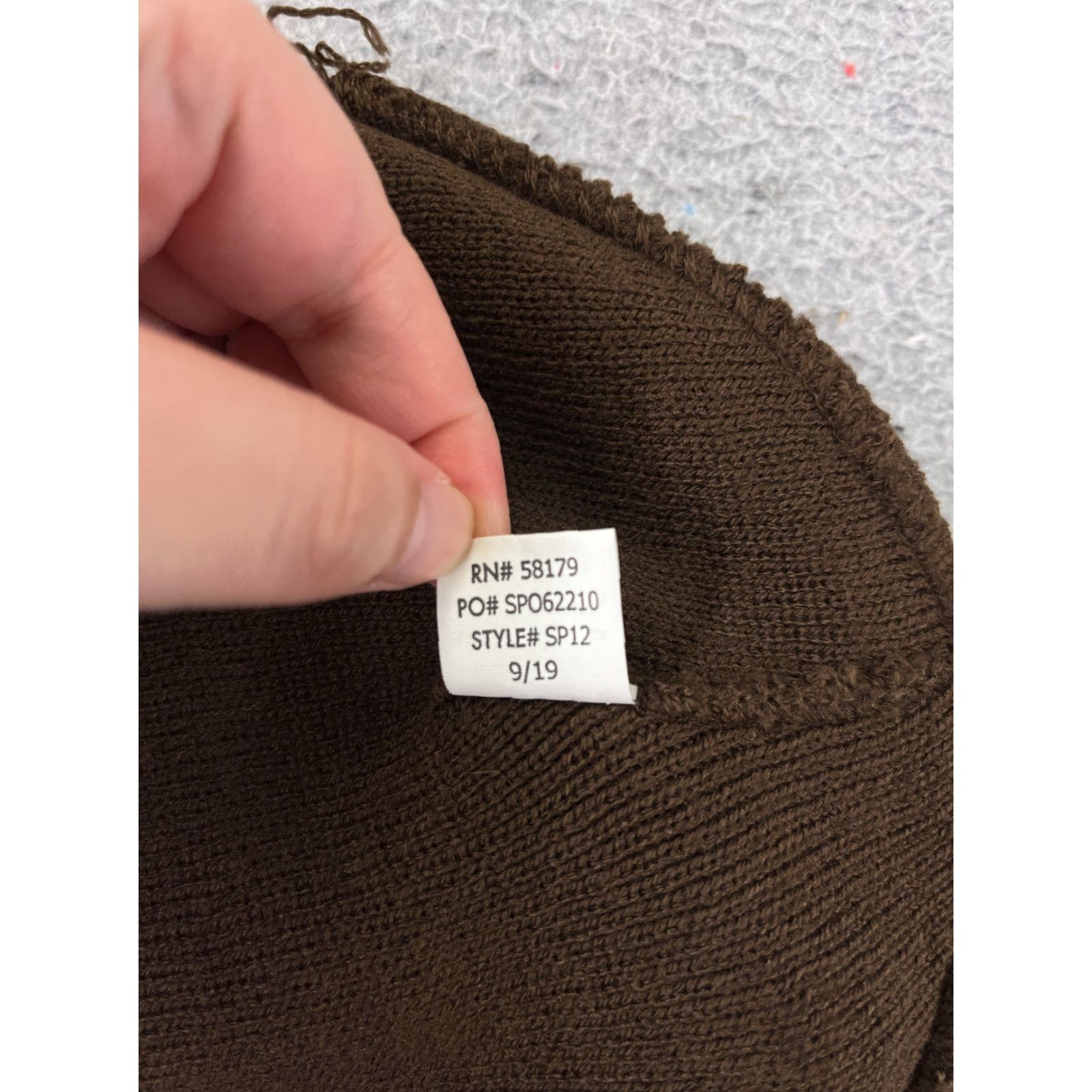 Vintage PromoHeadwear Beanie One Size Adult Brown Knit 100% Acrylic Outdoors Ski Hat/Cap Mens Womens Size ONE SIZE - 7 Thumbnail