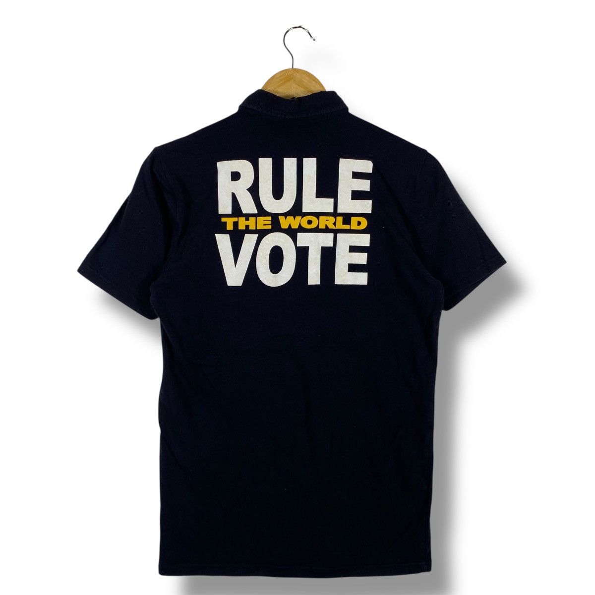 Katharine Hamnett London HAMNETT By Katharine Hamnett London Rule The World Vote Polo Size US L / EU 52-54 / 3 - 4 Thumbnail