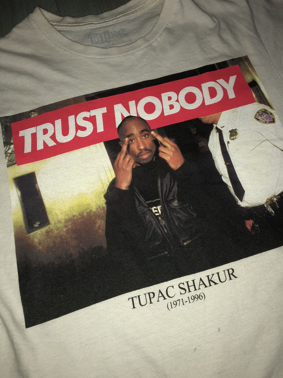 Rap Tees Tupac Shakur Trust Nobody Size US M / EU 48-50 / 2 - 4 Thumbnail