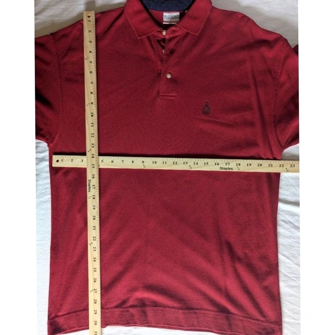 Vintage VINTAGE Bugle Boy Red Cotton Pique Short Sleeve Polo Shirt Mens Sz L Classic 90s Size US L / EU 52-54 / 3 - 7 Thumbnail