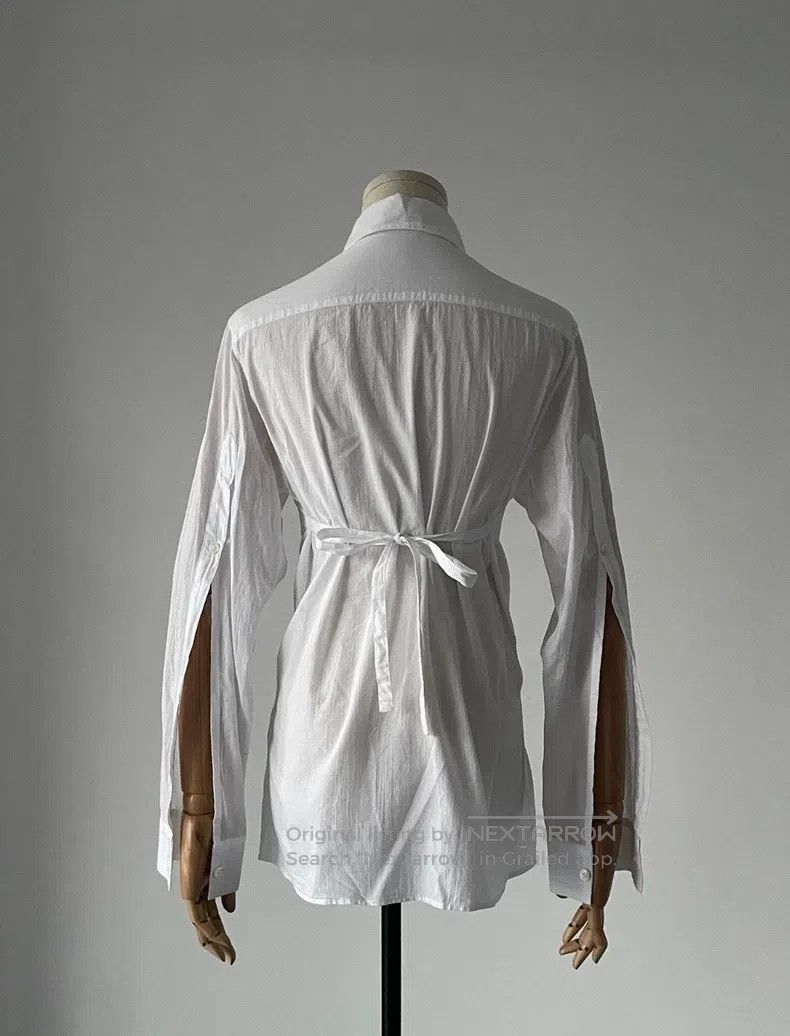 Ann Demeulemeester Ann Demeulemeester 36 strappy white shirt Size S / US 4 / IT 40 - 6 Thumbnail