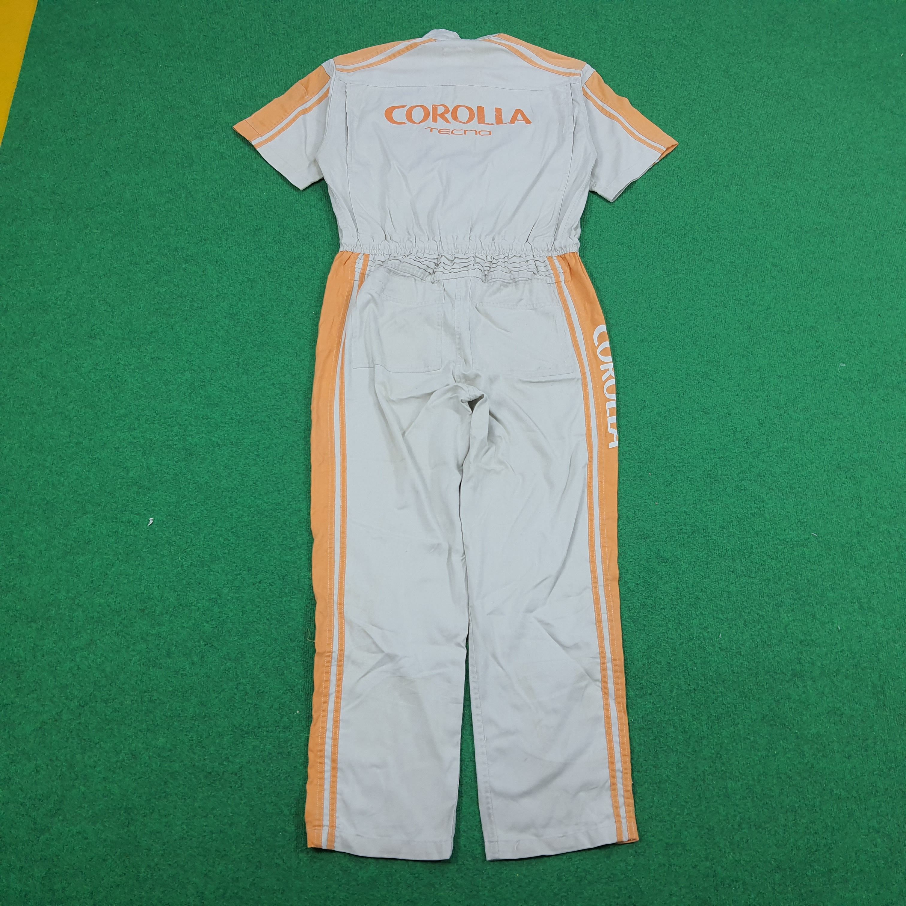 Japanese Brand × Vintage Vintage Toyota Tecno Motorsports Japan Racing Coverall Size US M / EU 48-50 / 2 - 2 Thumbnail