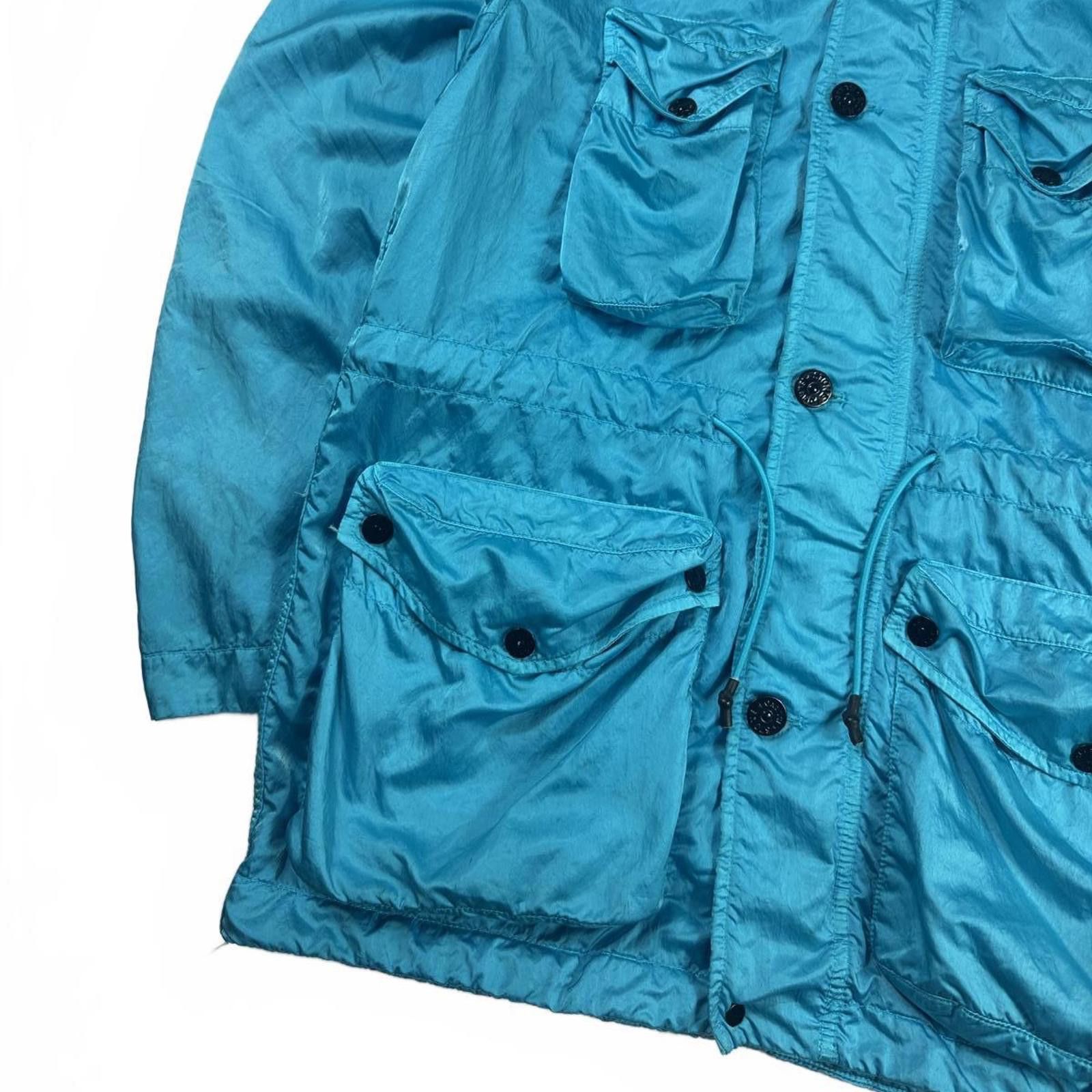 Stone Island Stone Island Nylon Raso-TC Multi Pocket Jacket Blue Small Size US S / EU 44-46 / 1 - 4 Thumbnail