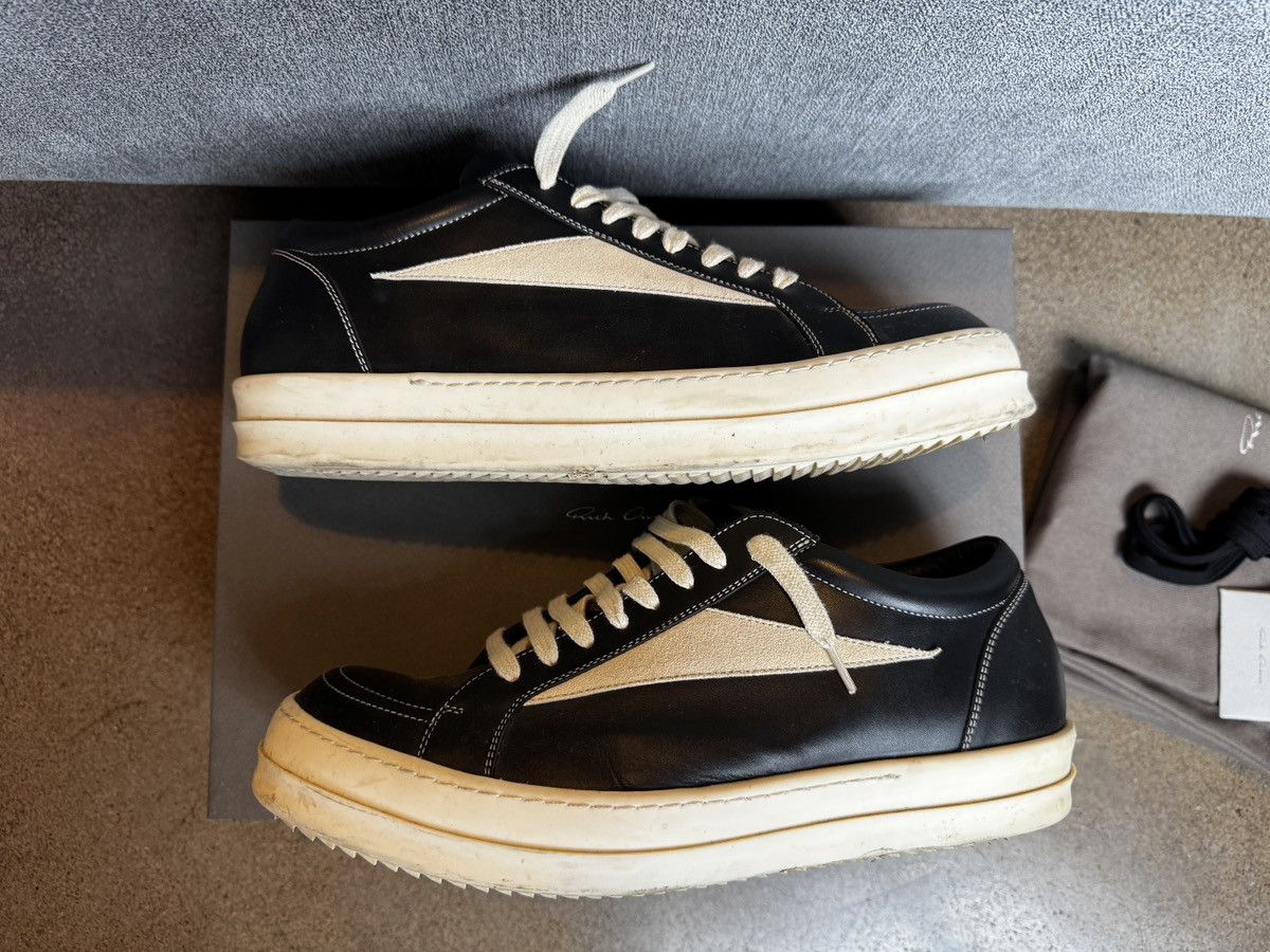Rick Owens Rick Owens low top dunks sz 44 “vintage sneaks” | Grailed