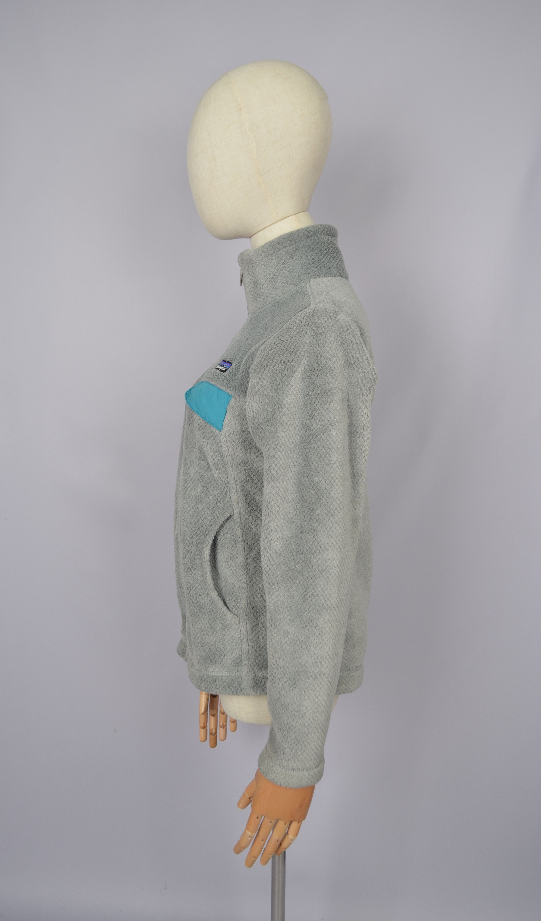 Patagonia × Vintage Patagonia Grey Re-Tool Full Zip Fleece Jacket Size S Outdoor Size S / US 4 / IT 40 - 6 Thumbnail