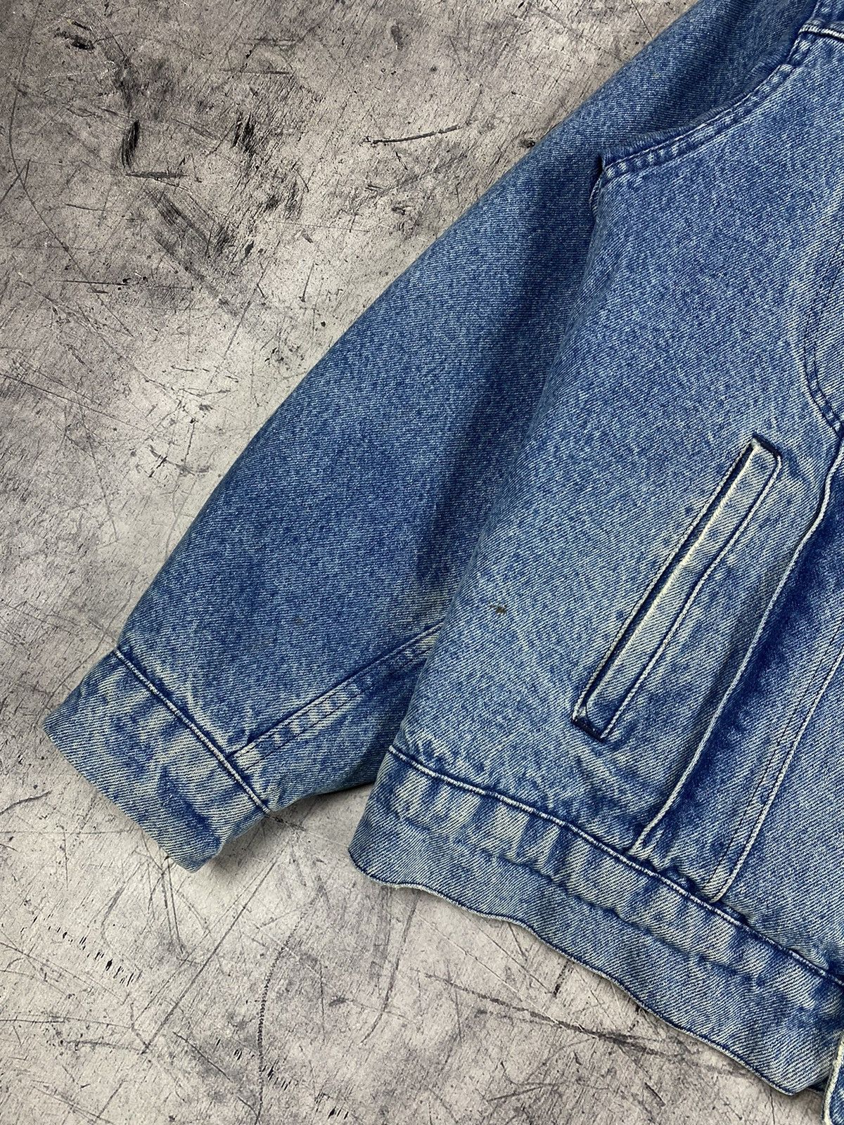 Valentino Rare Vintage Valentino Sherpa Denim Jacket Size US L / EU 52-54 / 3 - 6 Thumbnail