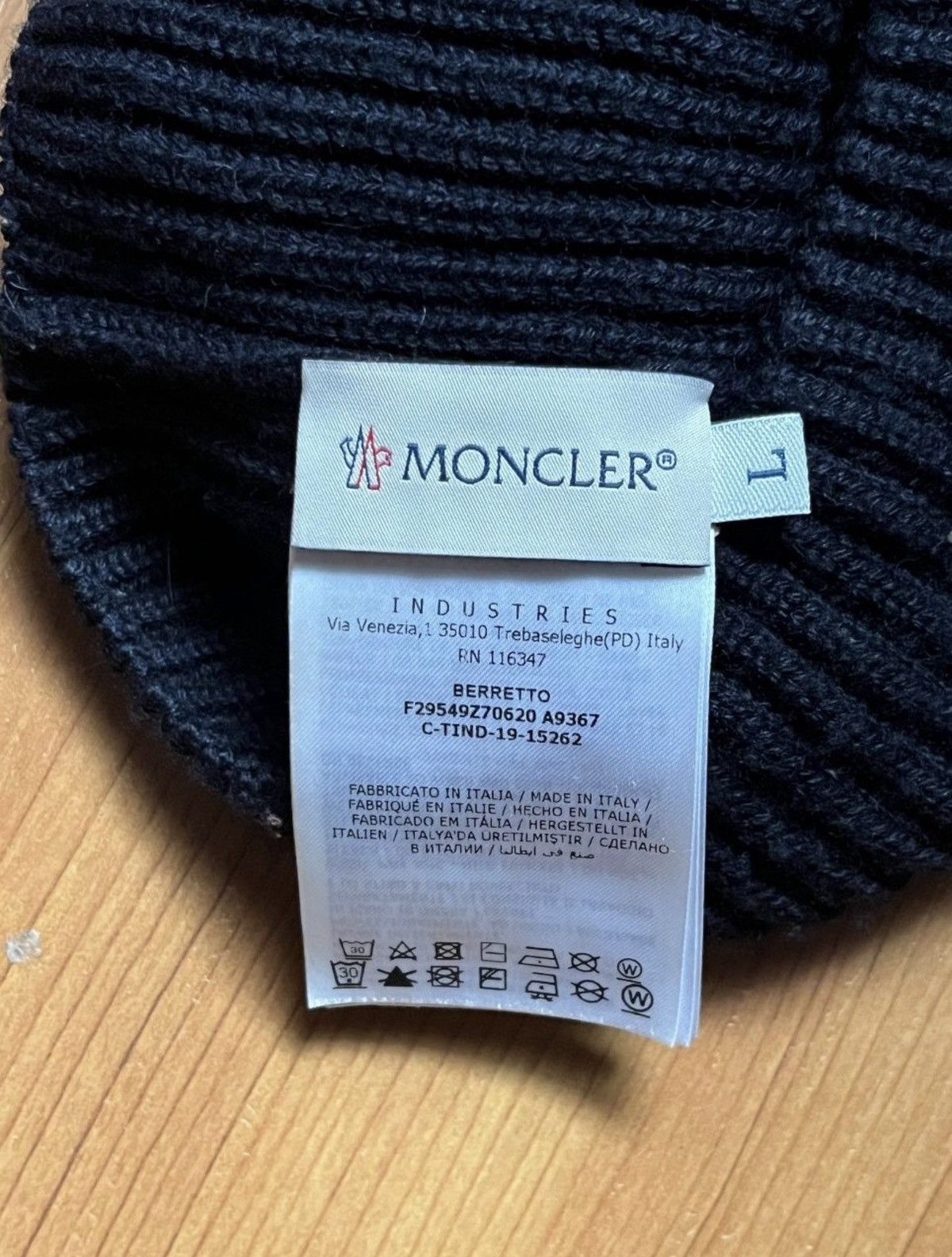 Moncler Moncler Beanie Navy Size ONE SIZE - 4 Thumbnail