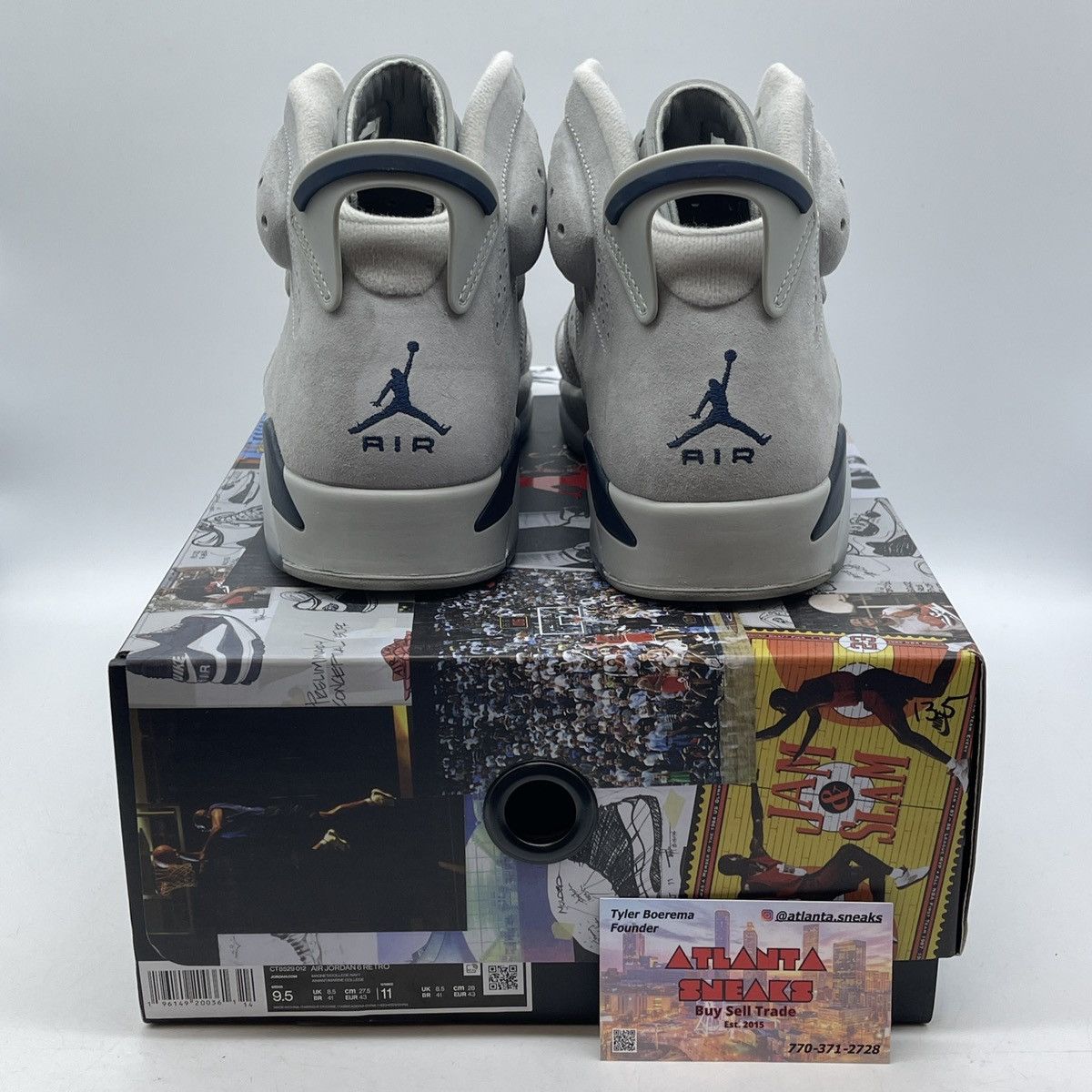Jordan Brand Air Jordan 6 Georgetown Size US 9.5 / EU 42-43 - 3 Thumbnail