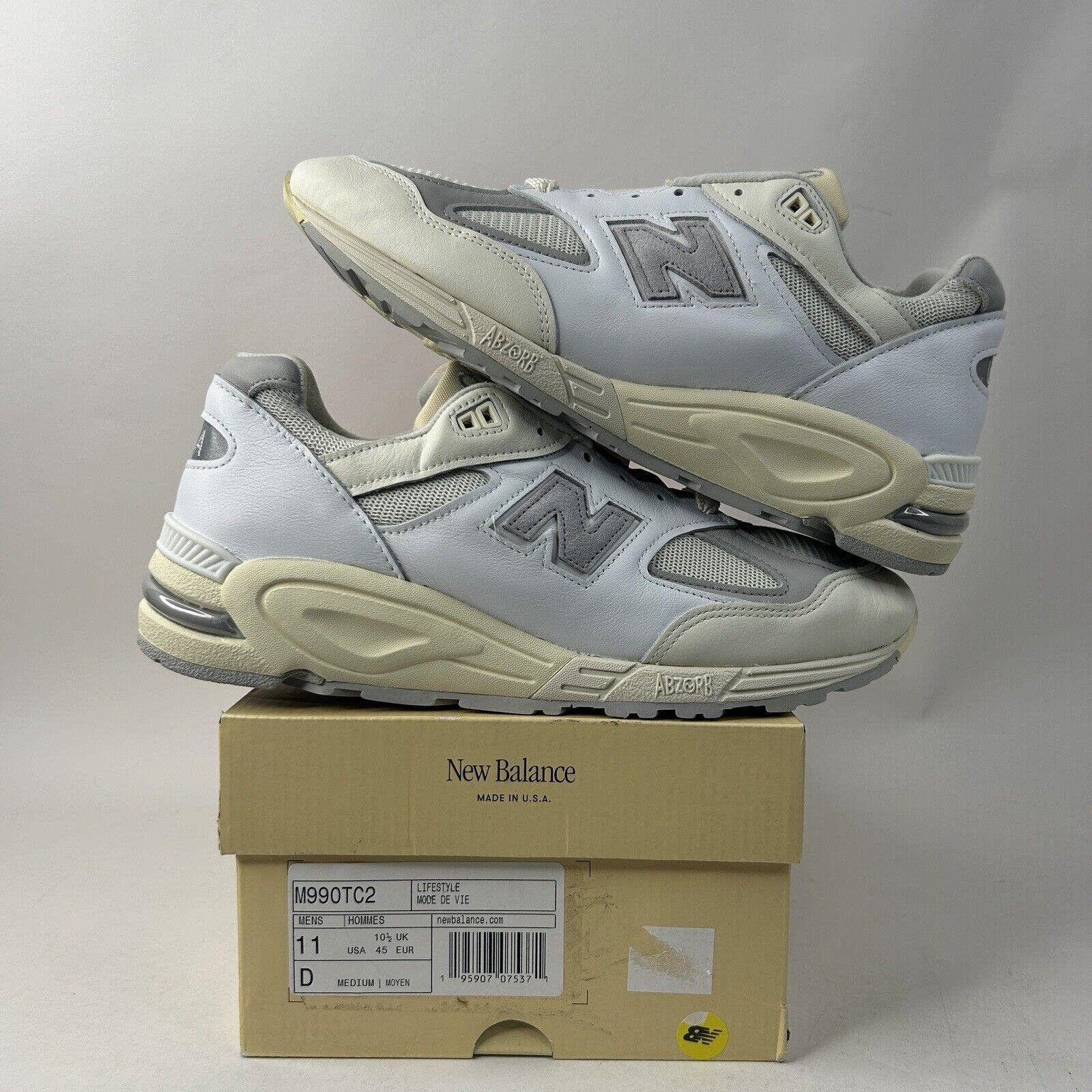 image of New Balance X Teddy Santis 990V2 “Sea Salt" 2024 Shoes in White, Men's (Size 11)