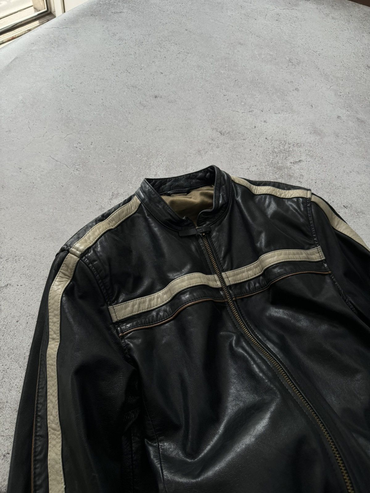 Yohji Yamamoto VNT 00s Soft Real Leather Racing Jacket Size US L / EU 52-54 / 3 - 7 Thumbnail