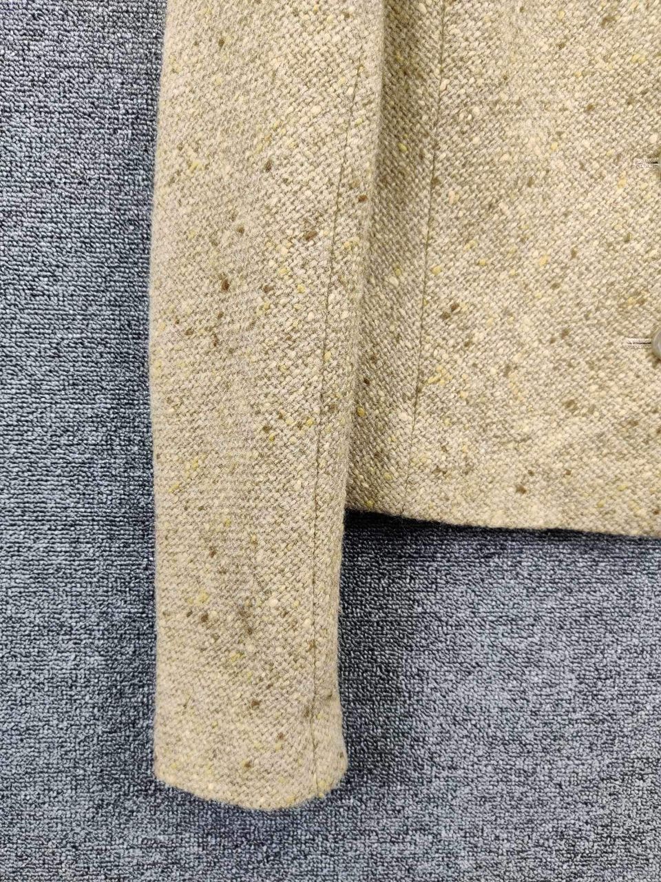 Tsumori Chisato Tsumori Chisato By Issey Miyake Cropped Wool Tweed Jacket Size US M / EU 48-50 / 2 - 4 Thumbnail