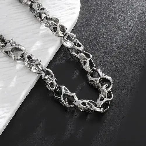 Vintage Personality Punk Cool Skull Pants Chain Keychain Size ONE SIZE - 3 Thumbnail