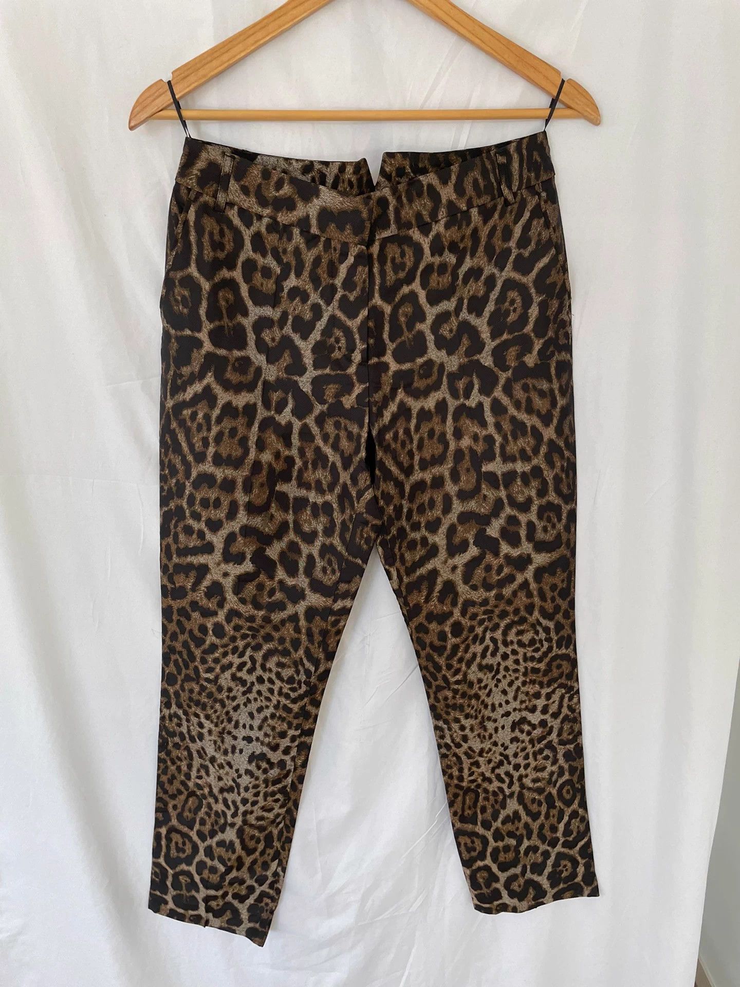 Lanvin Lanvin Women's Leopard Print Pencil Pants Size 30" / US 8 / IT 44 - 1 Thumbnail
