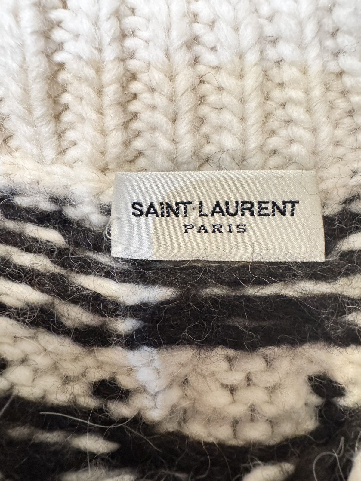 Hedi Slimane × Saint Laurent Paris Grail AW13 Runway Saint Laurent Knit Jumper Sweater Size US L / EU 52-54 / 3 - 14 Thumbnail