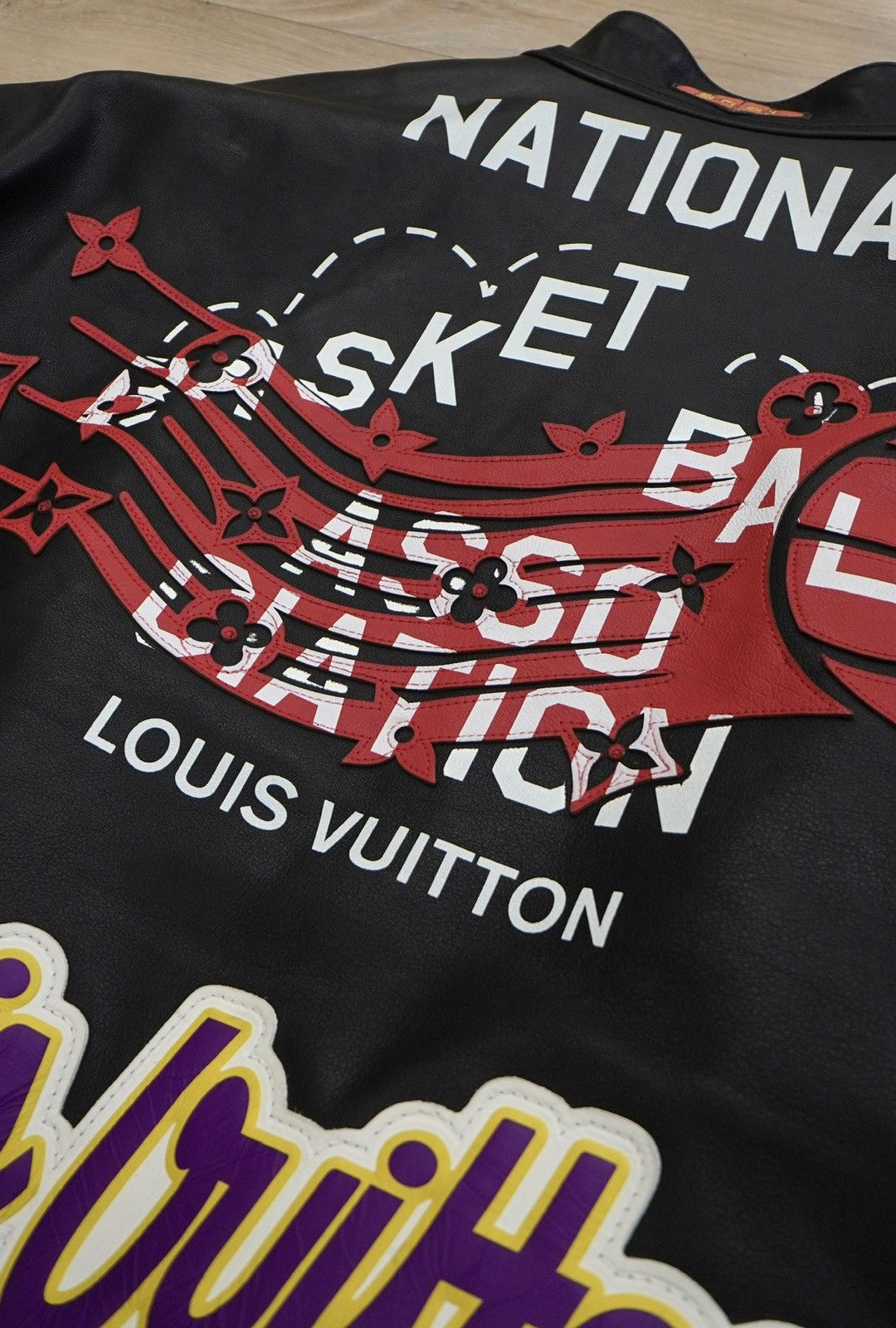 Louis Vuitton Louis Vuitton x NBA Logos Leather Hero Jacket 🏀🏆 Size US L / EU 52-54 / 3 - 15 Thumbnail