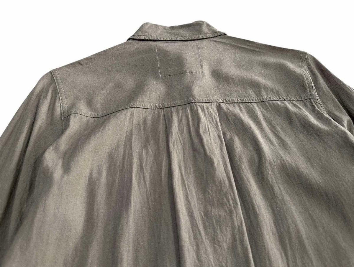 Japanese Brand 🔥Sick Y2K Goa Linen Rayon Shirt 3/4 Sleeve Military Size US M / EU 48-50 / 2 - 9 Thumbnail