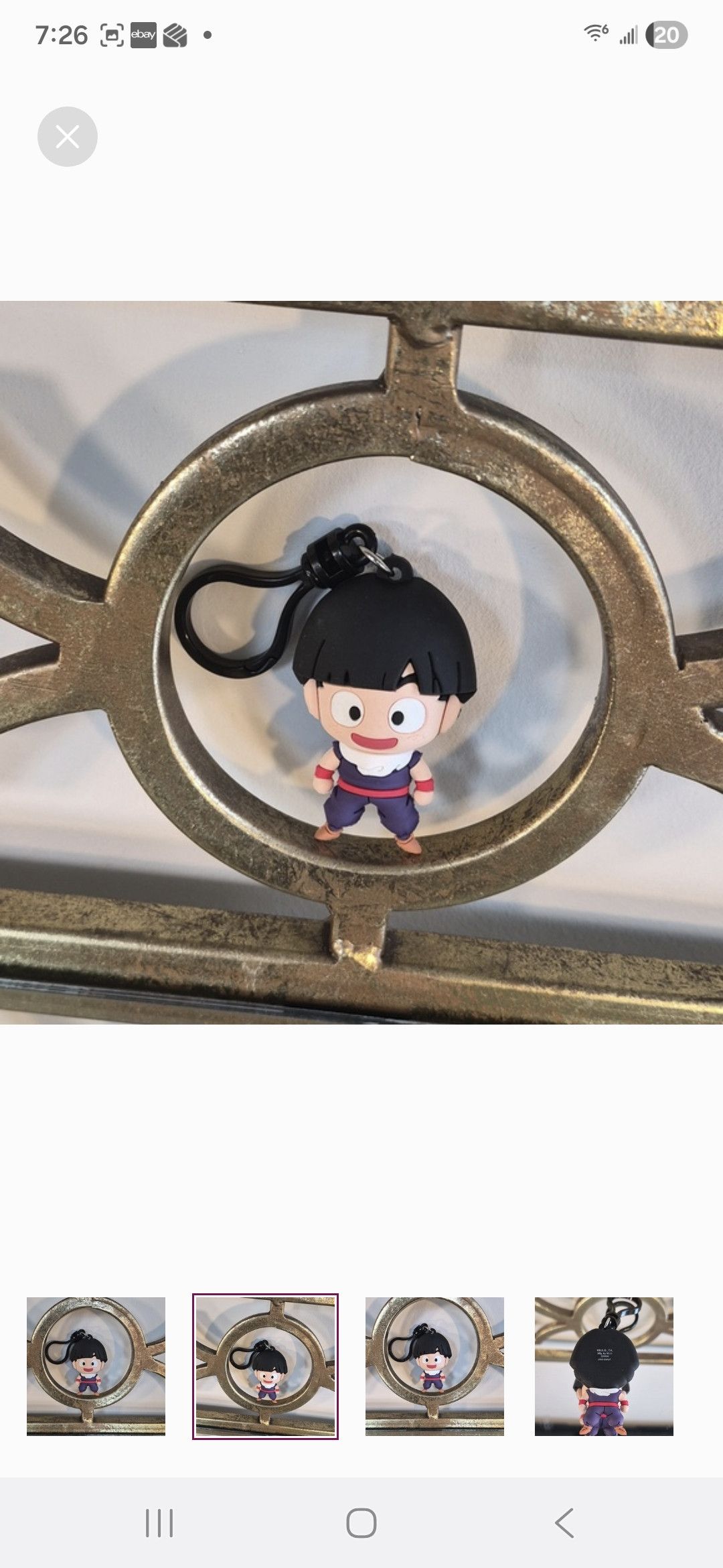 Other Dragon Ball Z Gohan 3D Figural Bag Clip Monogram Size ONE SIZE - 3 Thumbnail