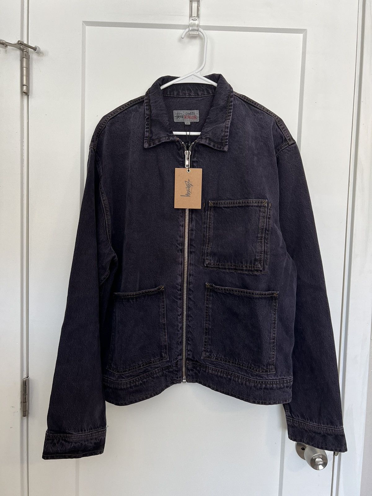 Stussy Denim Work Jacket | Grailed