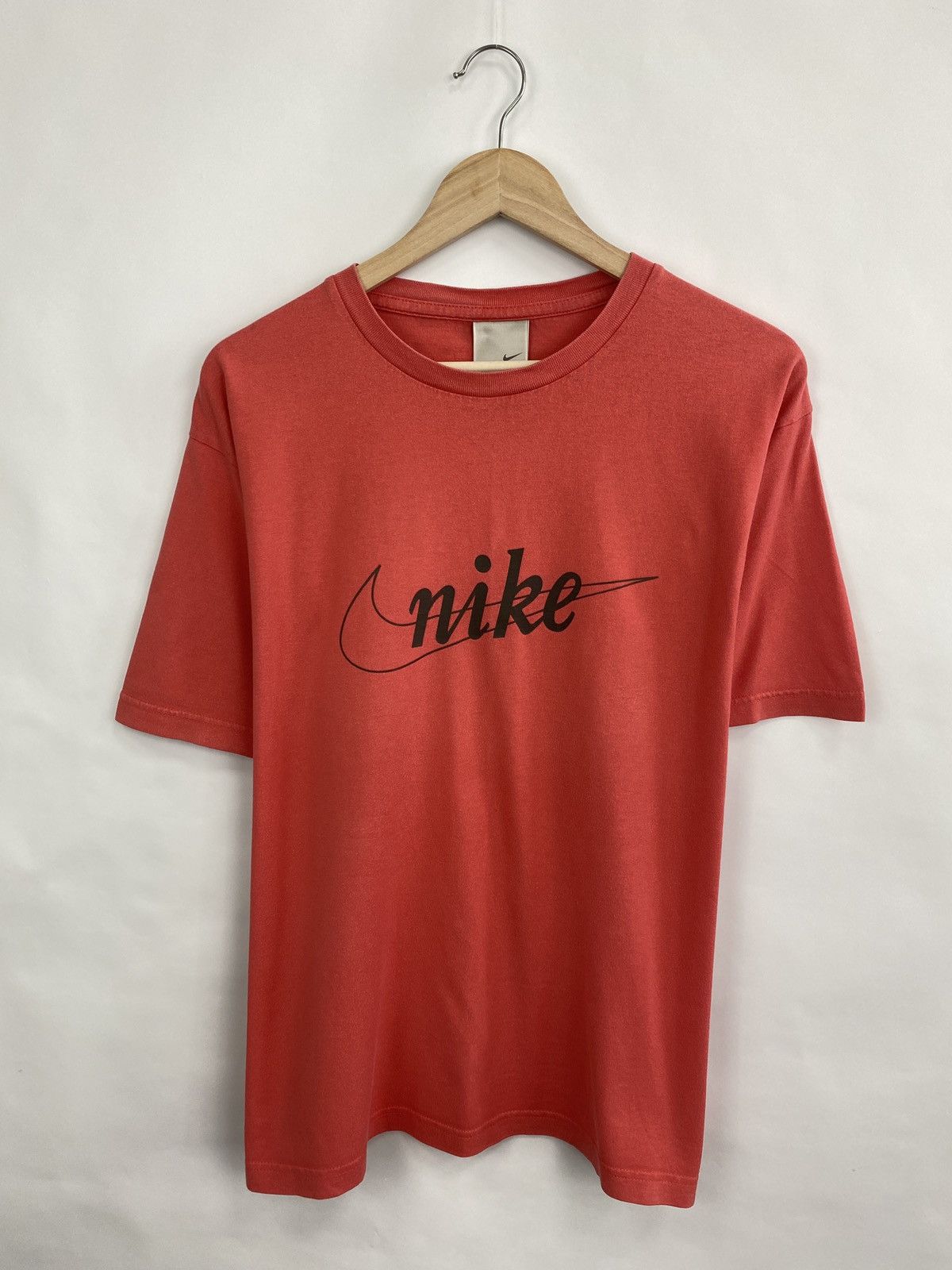 Nike 🇺🇸 Vintage 90s Nike Center Swoosh T-Shirt Made in USA Size US XL / EU 56 / 4 - 3 Thumbnail