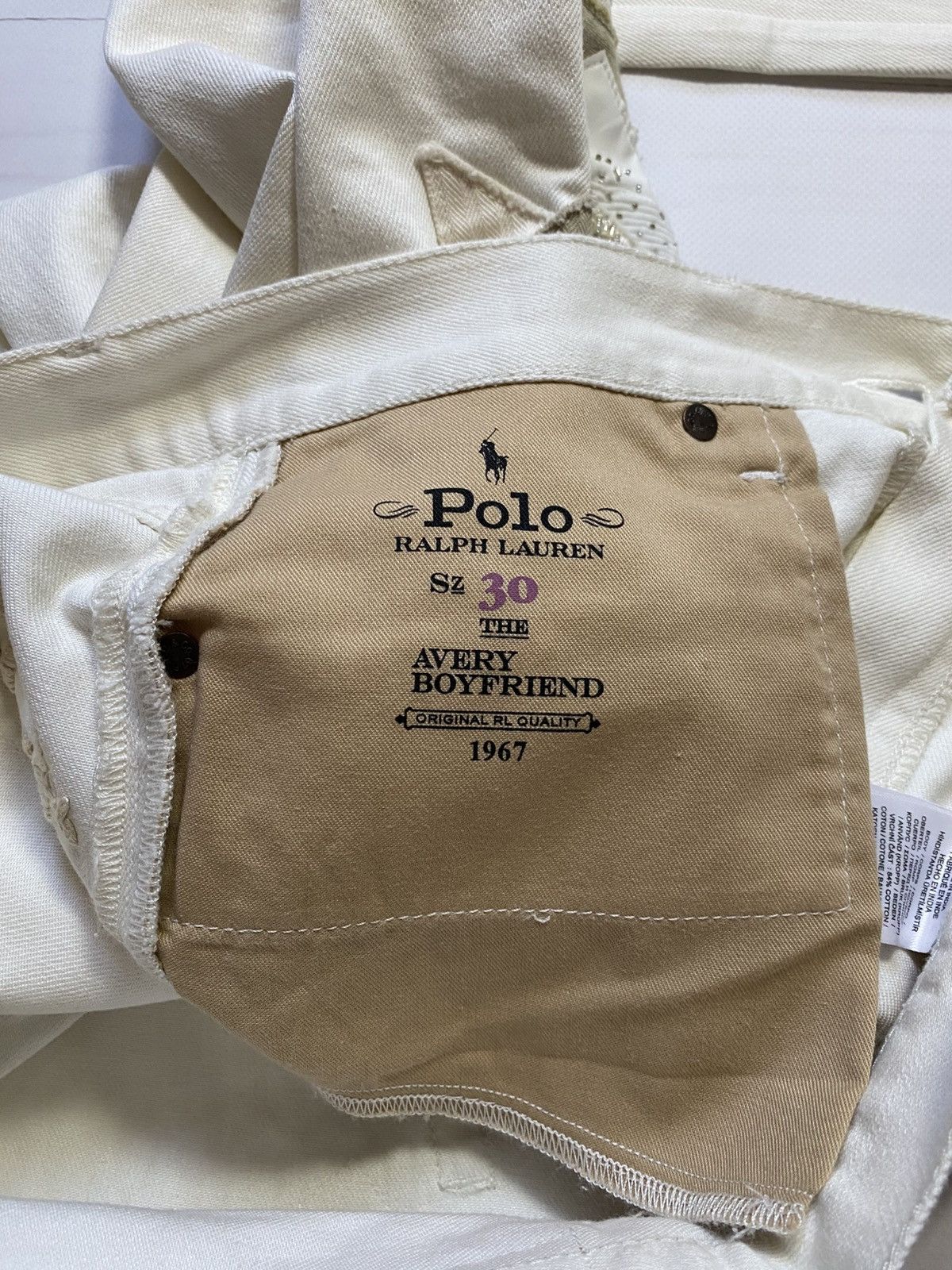 Polo Ralph Lauren Polo Ralph Lauren The Avery Boyfriend patchwork jeans Size 30" / US 8 / IT 44 - 7 Thumbnail