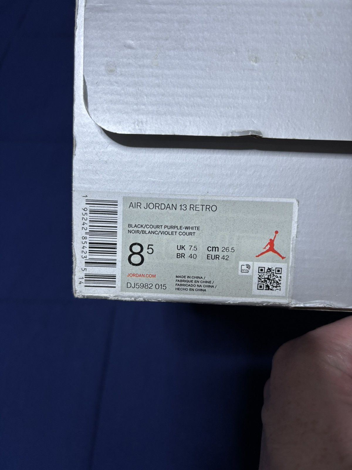 Jordan Brand Jordan 13 Retro Court Purple 2022 Size 8.5 Size US 8.5 / EU 41-42 - 10 Thumbnail