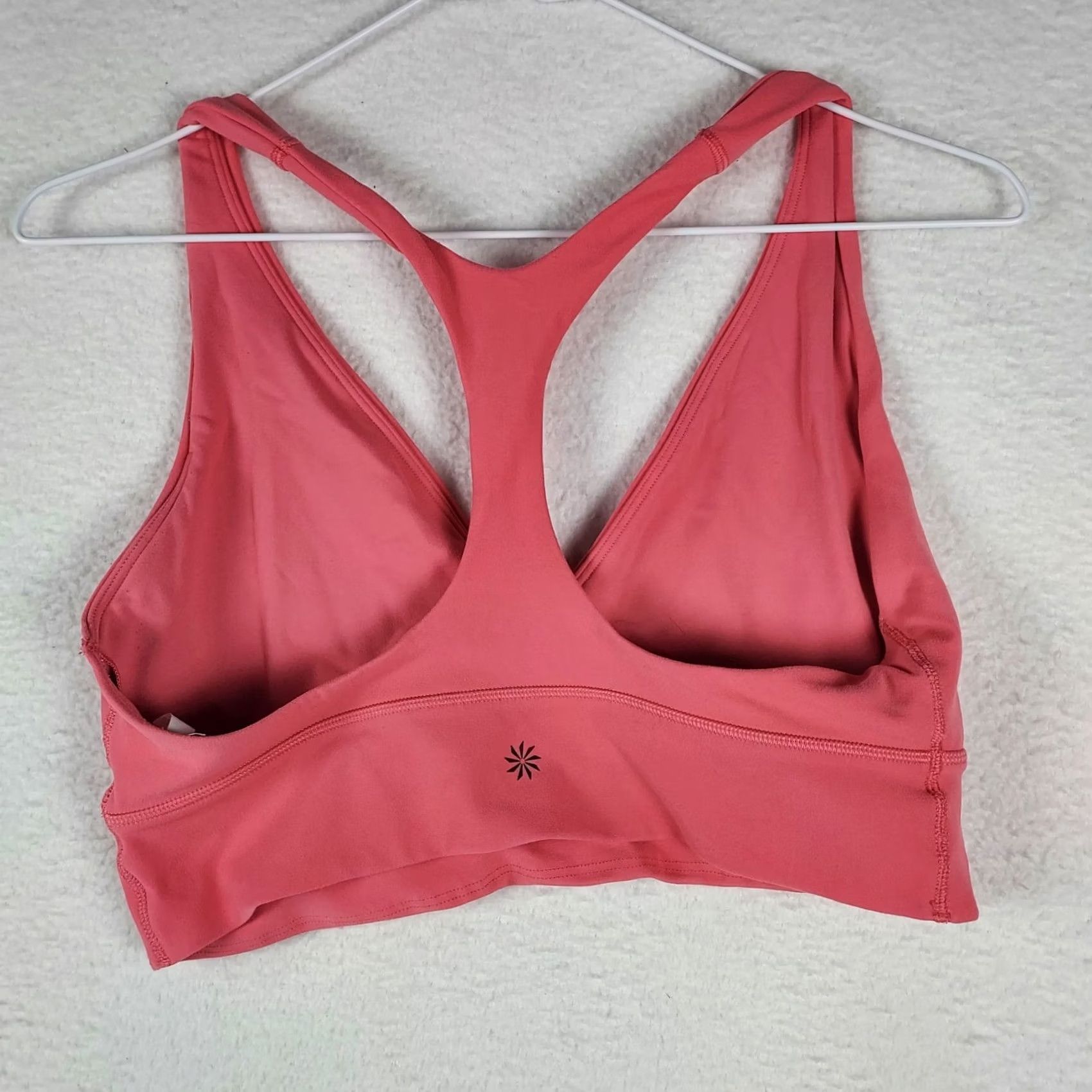 Athleta Athleta Womens M Coral Racerback Sports Bra Top Size M / US 6-8 / IT 42-44 - 2 Thumbnail