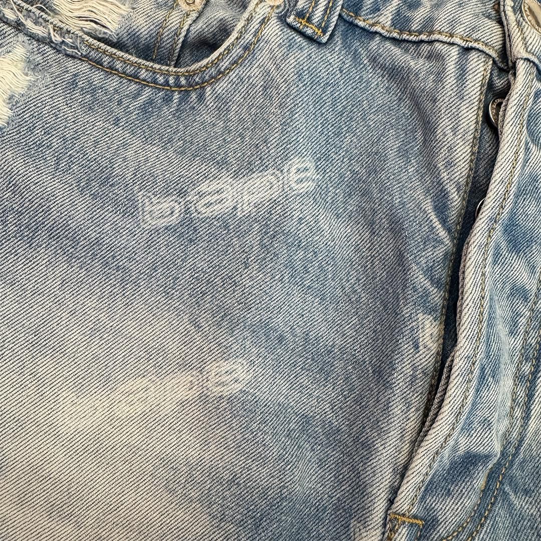 Bape BAPE Hexagram Laser Destroy Denim Pants (M) Size US 32 / EU 48 - 3 Thumbnail