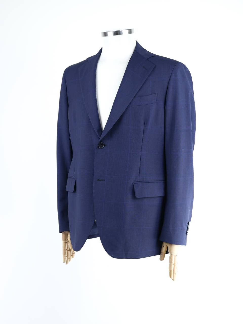 Angelo Nardelli ANGELO NARDELLI Checked wool mohair blazer Size 54R - 3 Thumbnail