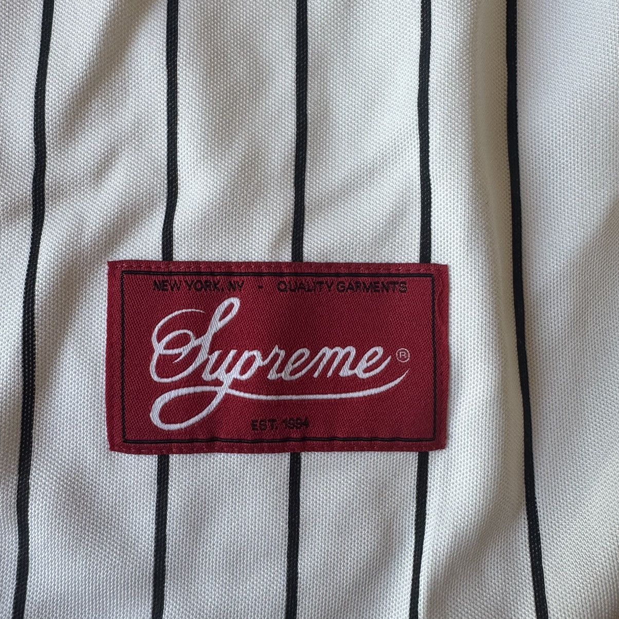 Supreme Supreme vertical logo baseball jersey Size US L / EU 52-54 / 3 - 3 Thumbnail