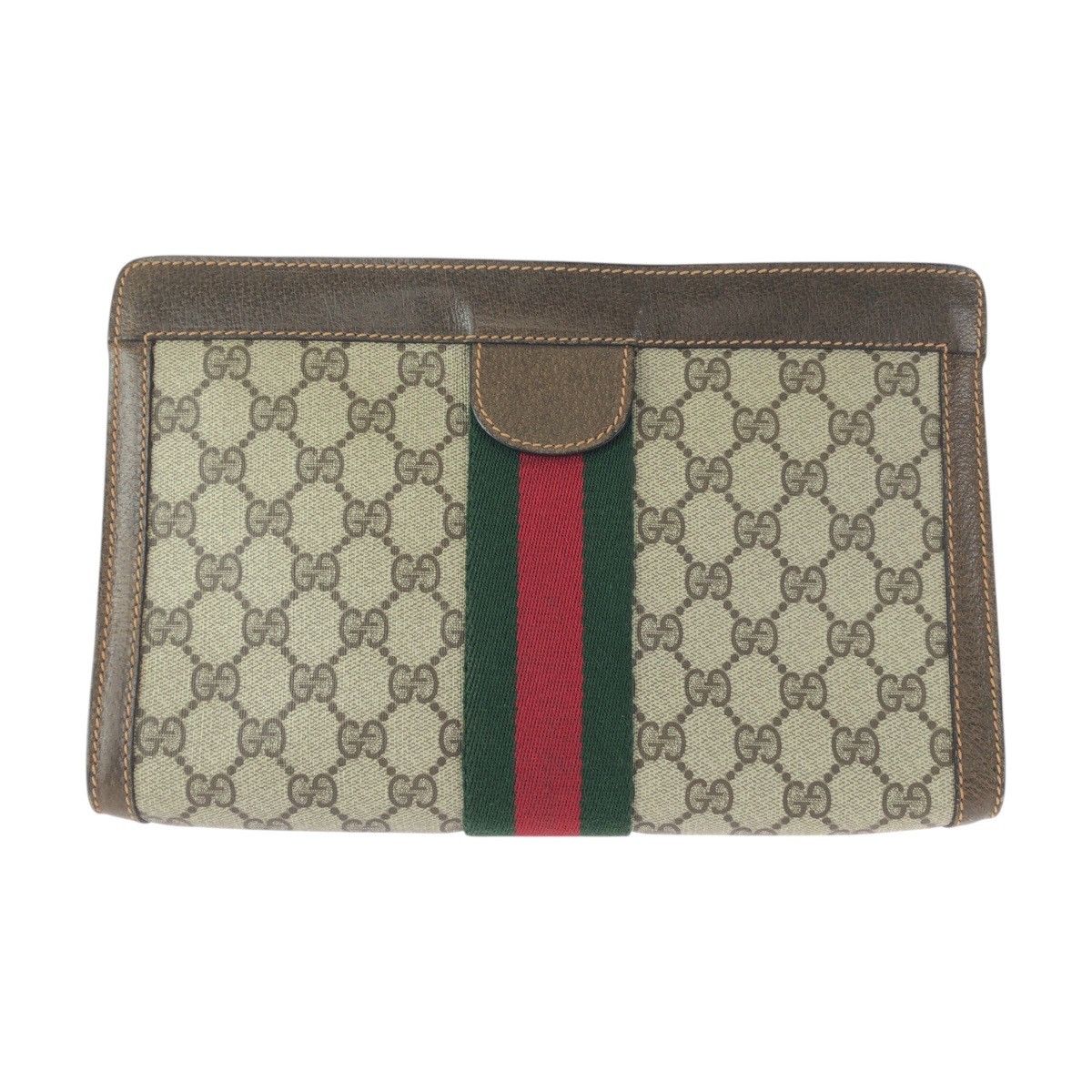 Gucci Gucci Gucci GG Plus Leather Clutch Bag Plastic / Synthetic Clutch Bag 89 01 002 DUTY FREE for USA Size ONE SIZE - 1 Thumbnail
