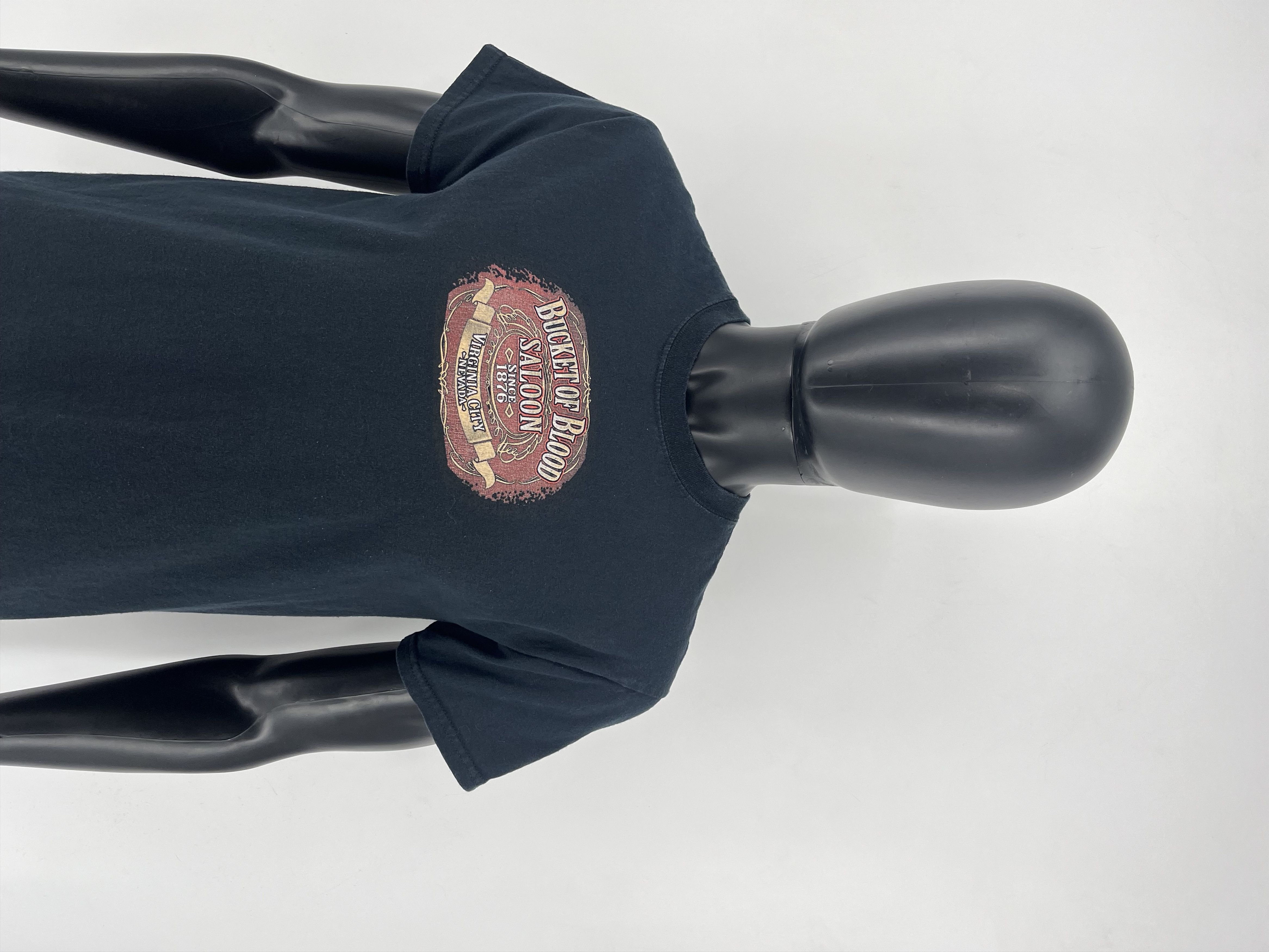Vintage Vintage Motorcycle Faded Bucket Of Blood Saloon M Nevada Size US M / EU 48-50 / 2 - 6 Thumbnail