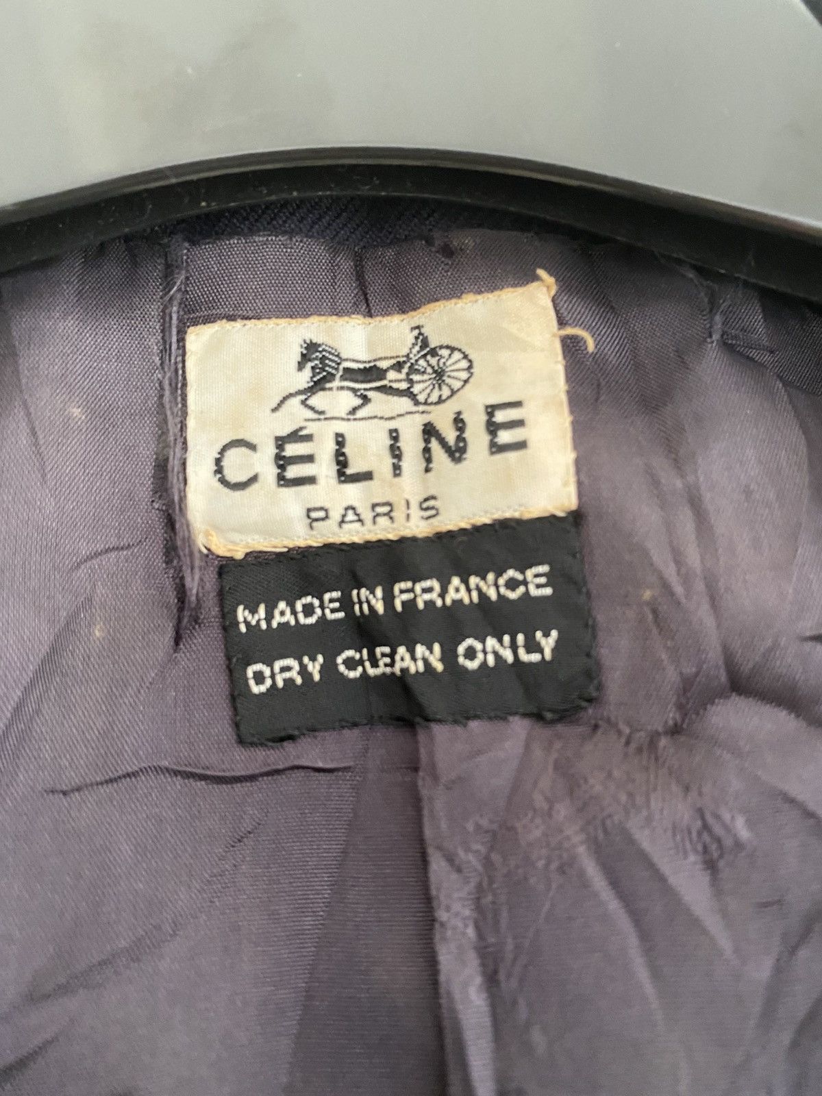 Celine Vintage Celine Wool Double Breasted 3 Pockets Blazet Size M / US 6-8 / IT 42-44 - 6 Thumbnail