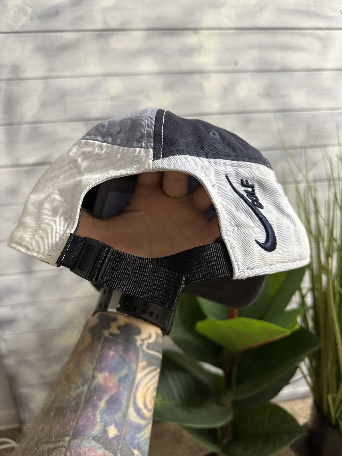 Nike Rare Cap Nike Golf Swoosh Drill Y2K Sportswear Size ONE SIZE - 7 Thumbnail