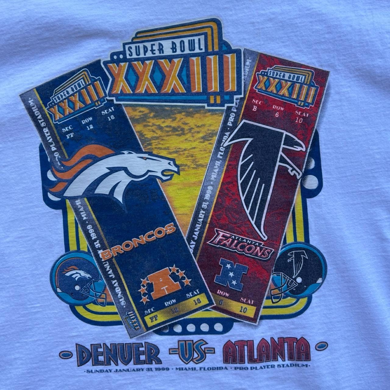 Pro Player 1999 Denver Vs Atlanta Super Size US XL / EU 56 / 4 - 2 Thumbnail