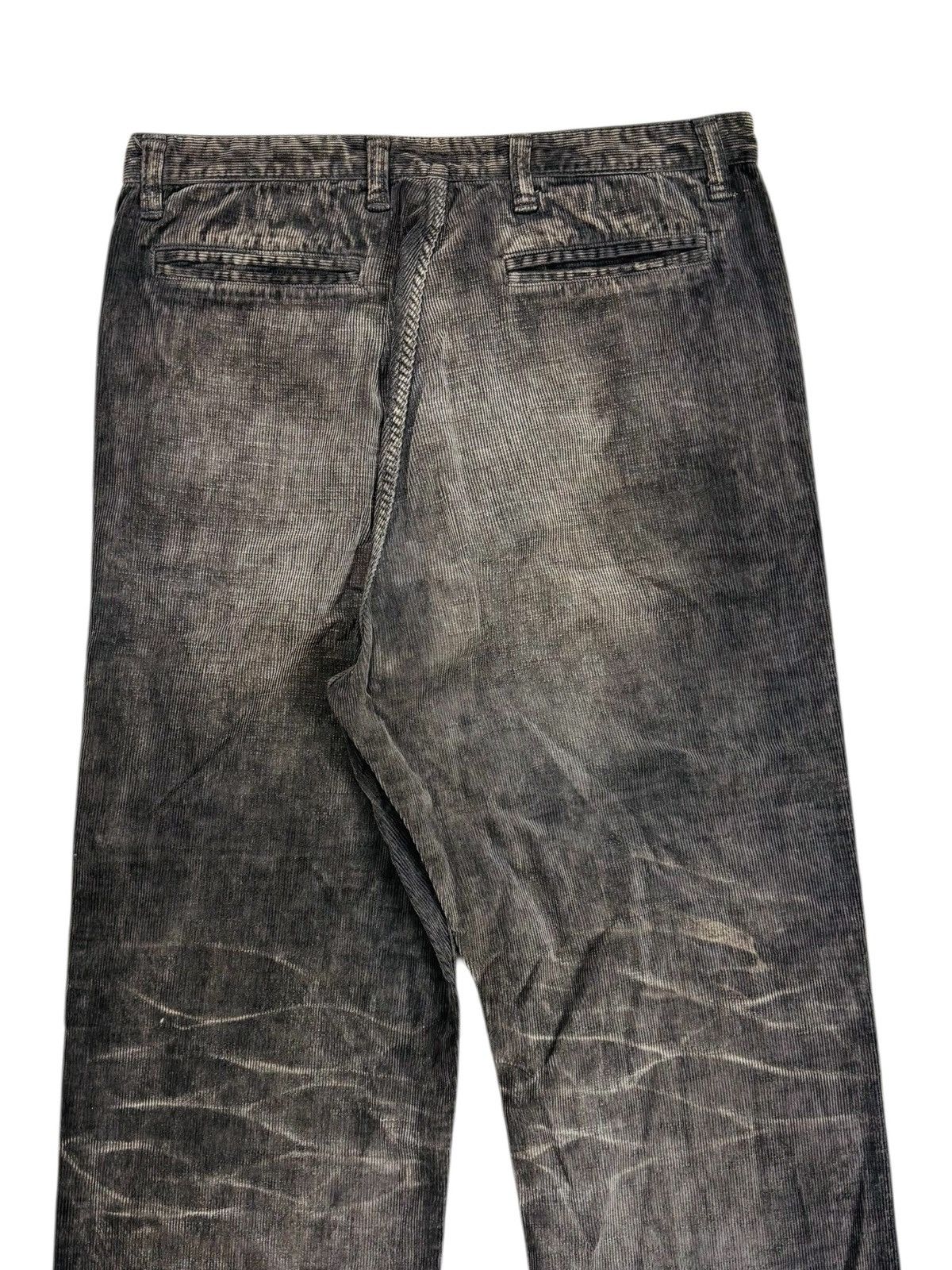 TALKING ABOUT THE ABSTRACTION 2000s Talking About Abstaction Waxed Clawmark Corduroy Pants Size US 29 - 5 Thumbnail