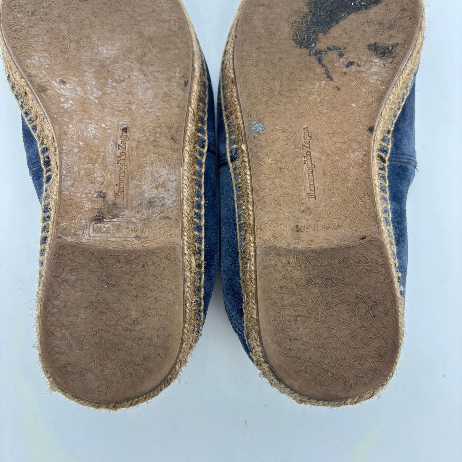 Ermenegildo Zegna Ermengildo Zegna Suede Espadrilles Navy Men's 8.5 Size US 8.5 / EU 41-42 - 9 Thumbnail