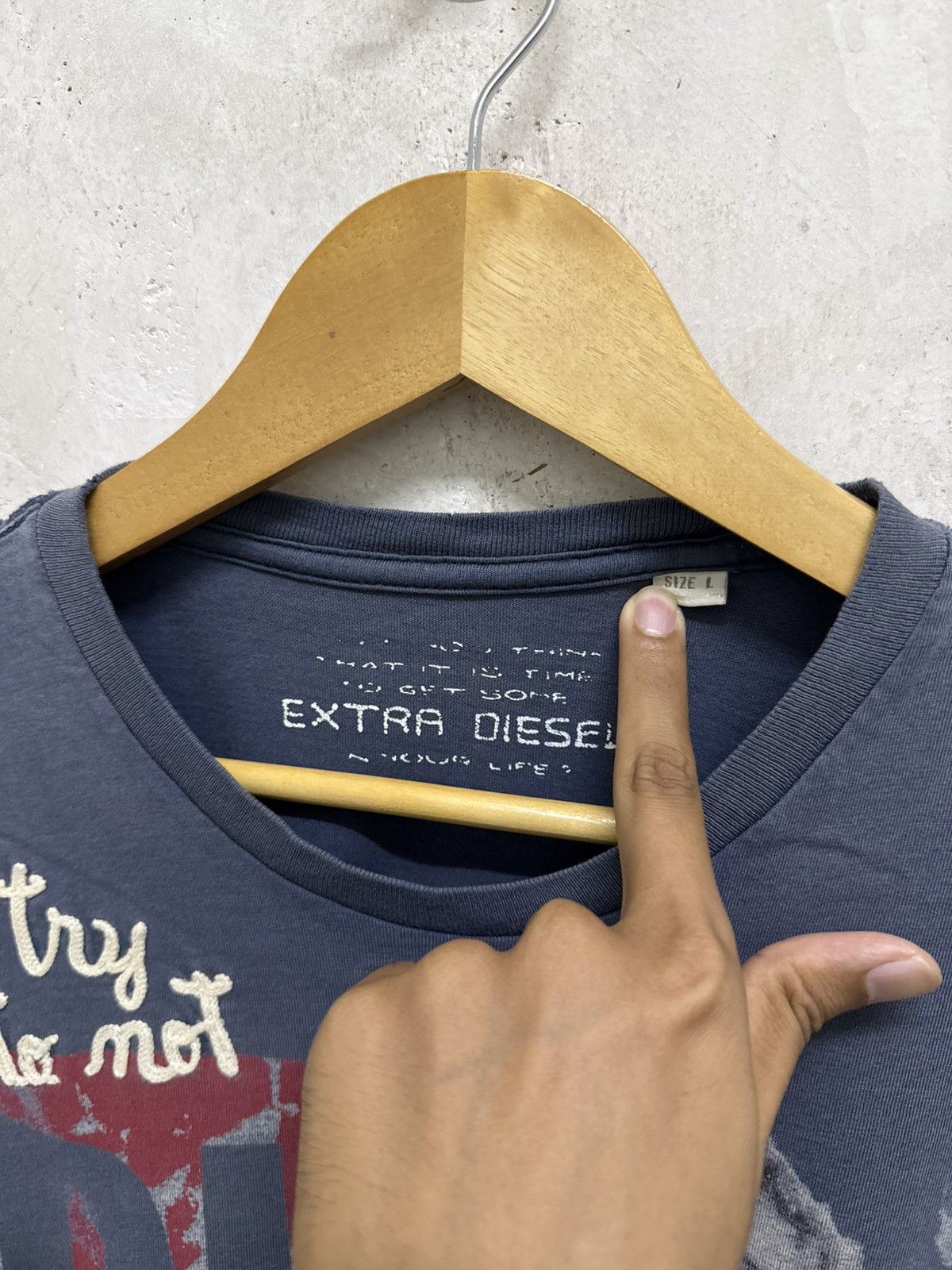 Diesel Distressed Diesel Punk Fade Tees Size US L / EU 52-54 / 3 - 6 Thumbnail