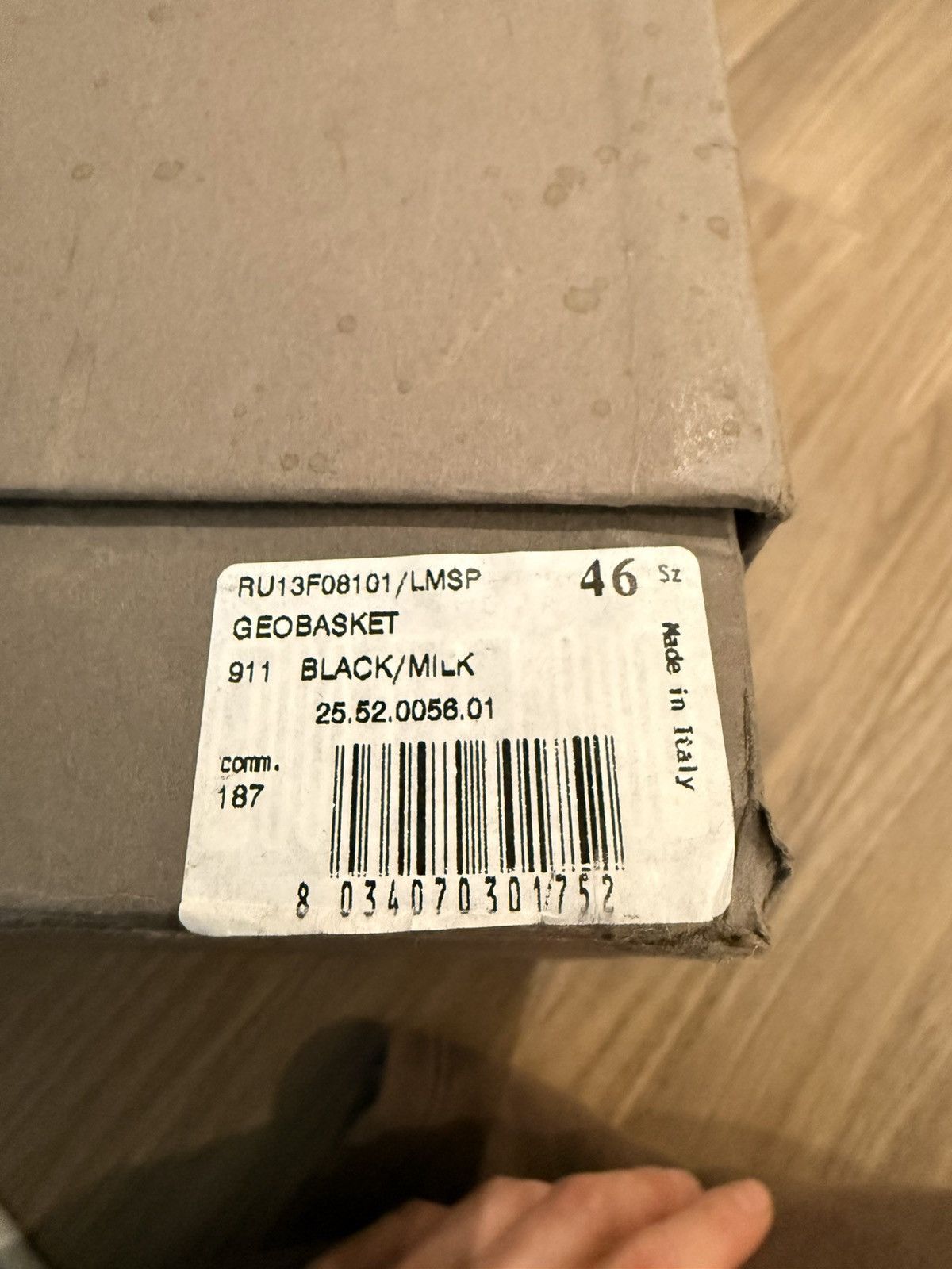 Rick Owens SS14 Blistered Leather Geobaskets Size US 13 / EU 46 - 9 Thumbnail