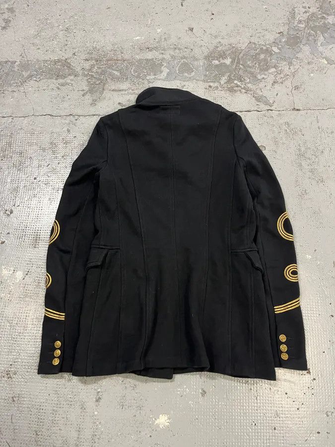 Polo Ralph Lauren 2010s Ralph Lauren Asymmetrical Zip Buttoned Officer Black Jacket Size S / US 4 / IT 40 - 7 Thumbnail