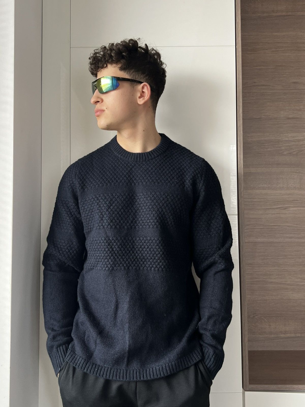 Japanese Brand × Samsoe Samsoe ‼️SAMSOE SAMSOE Dark Sapp LANA WOOL OLD MONEY STYLE SWEATER‼️ Size US XL / EU 56 / 4 - 11 Thumbnail