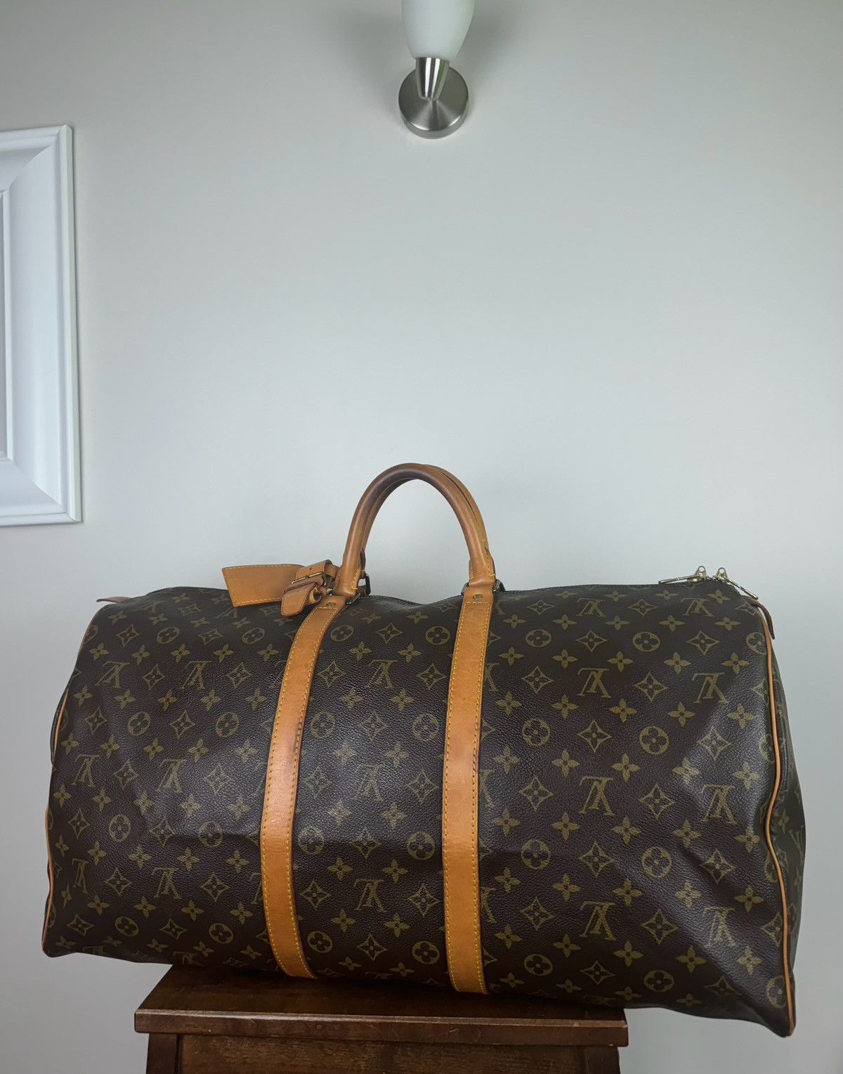Louis Vuitton Luxury travel bag Louis Vuitton Keepall 50 original item Size ONE SIZE - 1 Thumbnail