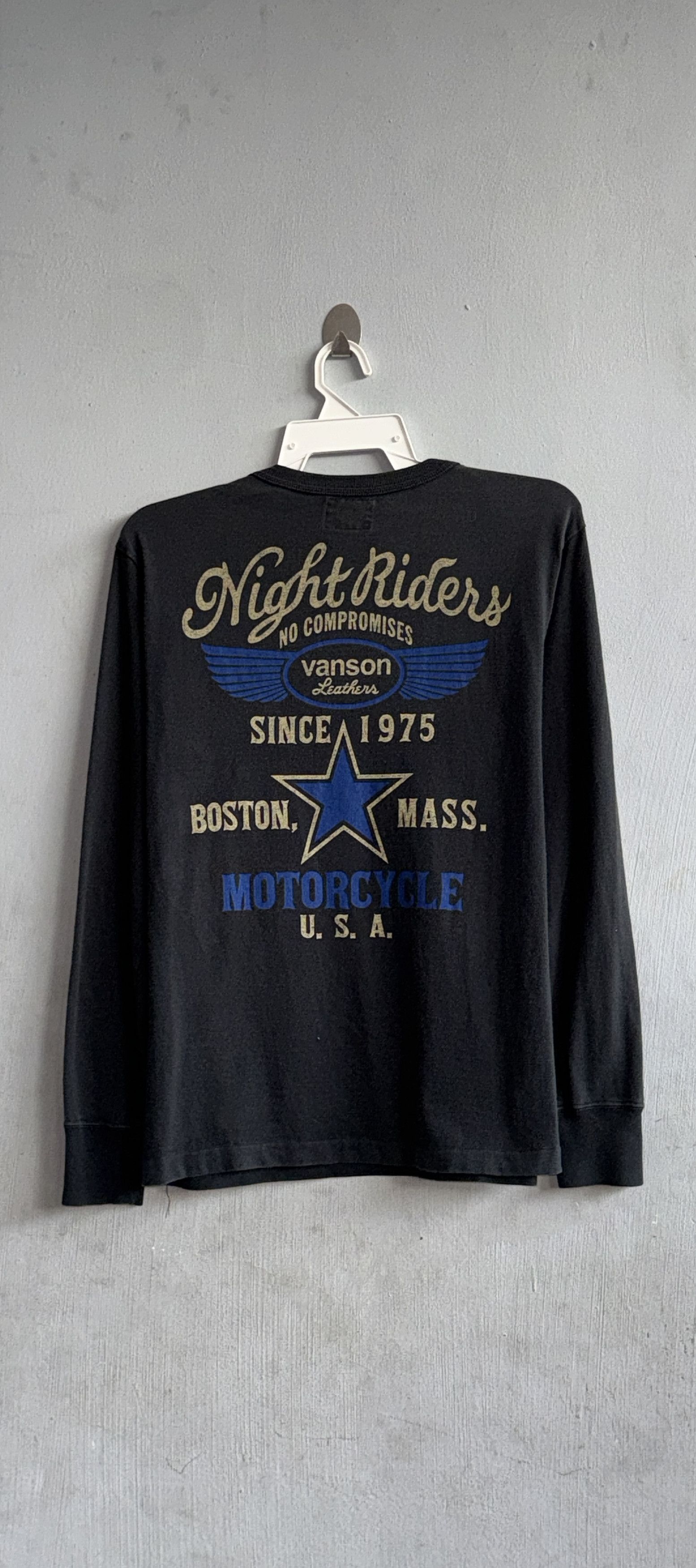 Vanson Leathers Vanson Leathers Long Sleeve Motorcycle T-Shirt Size US L / EU 52-54 / 3 - 1 Thumbnail