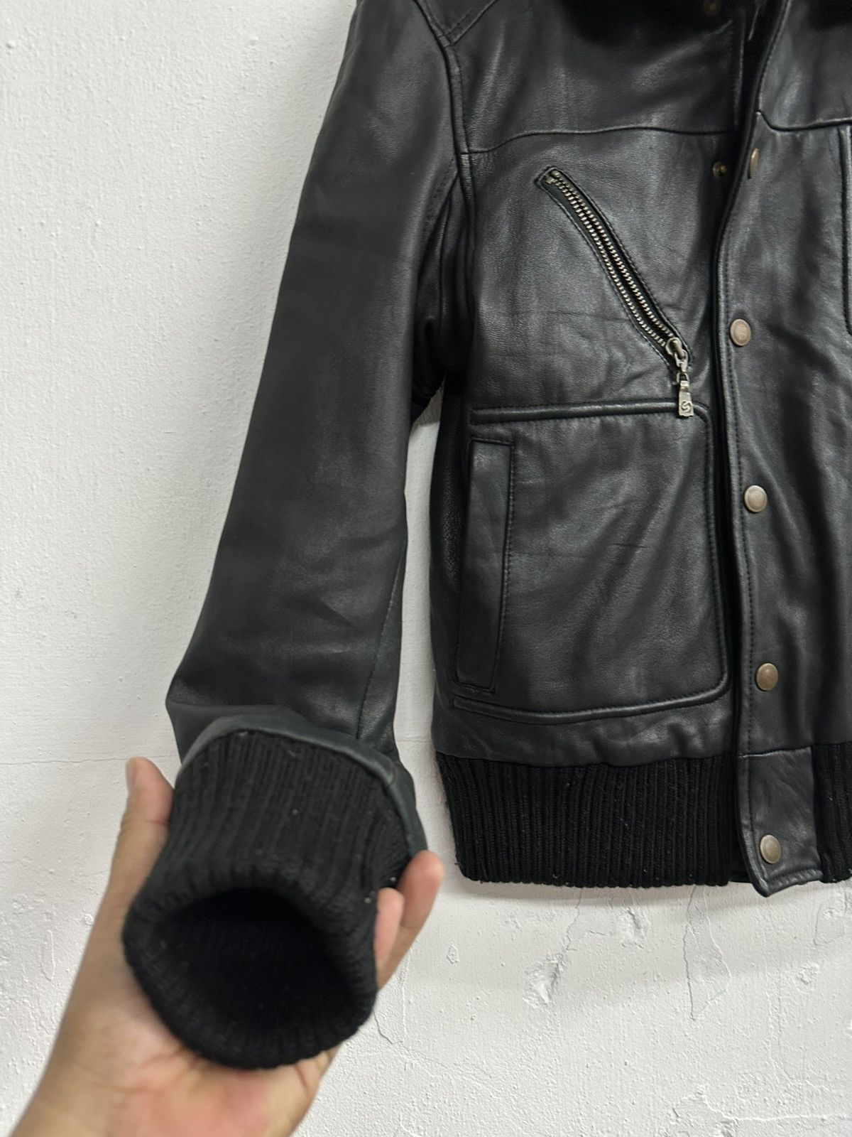 Silas RARE 🇯🇵SILAS Aviator Sheep Skin Leather Jacket Size US S / EU 44-46 / 1 - 5 Thumbnail
