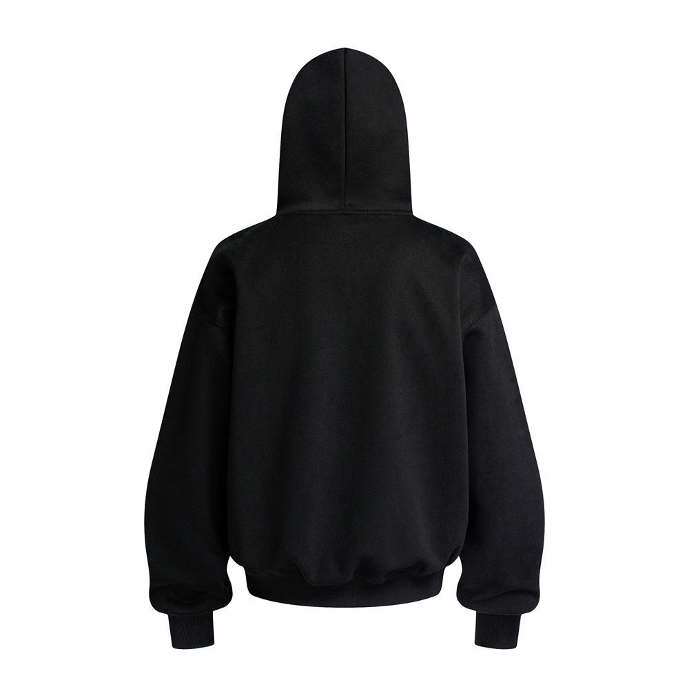 Vintage Men's washed retro casual loose letter embroidered hoodie Size US M / EU 48-50 / 2 - 2 Thumbnail